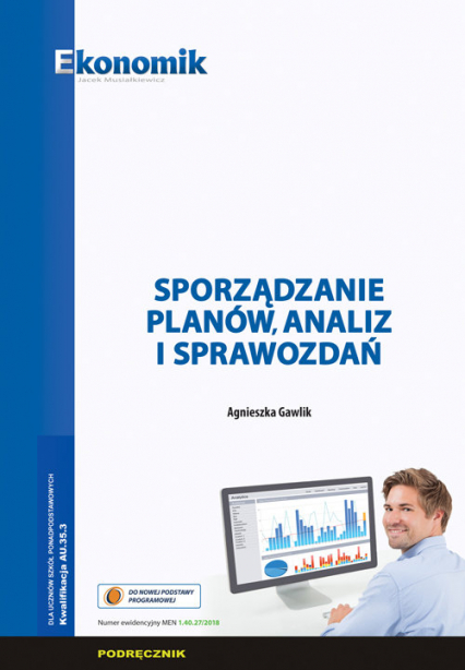 Sporządzanie planów analiz i spawozdań - Agnieszka Gawlik | okładka