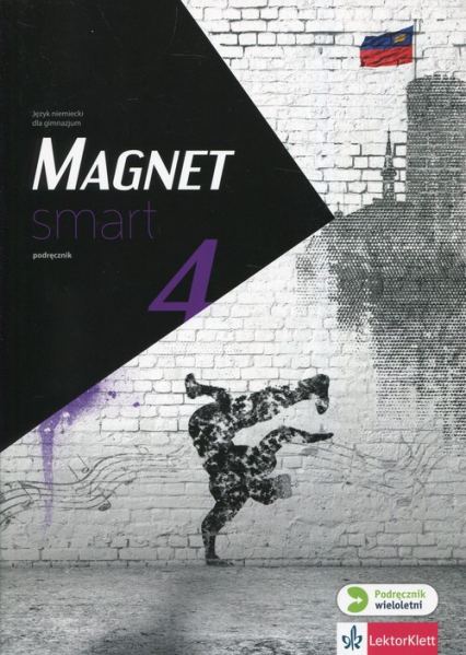 Magnet Smart 4 Podręcznik wieloletni z płytą CD Gimnazjum - Giorgio Motta | okładka
