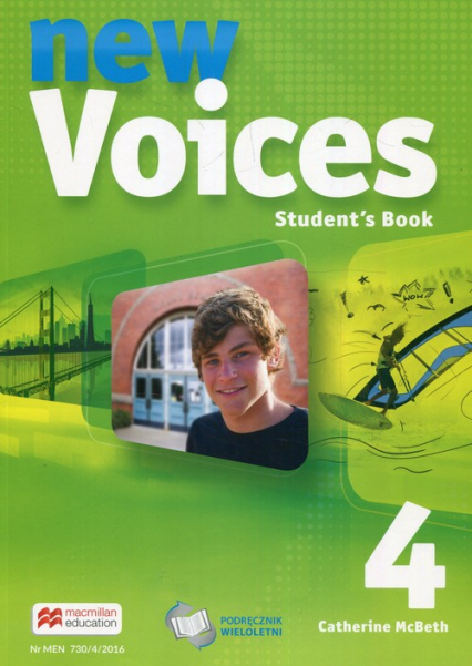 New Voices 4 Podręcznik wieloletni Gimnazjum - Catherine McBeth | okładka