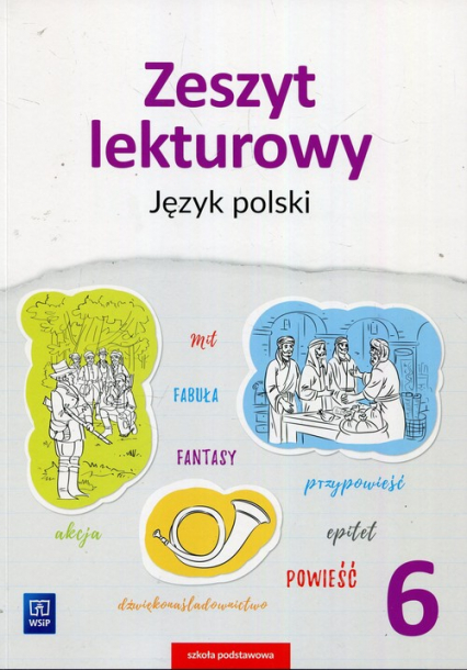 Zeszyt lekturowy Język polski 6 Szkoła podstawowa - Surdej Andrzej, Surdej Beata | okładka
