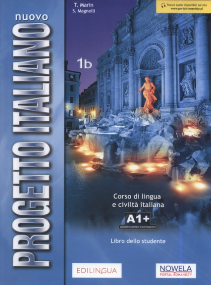Nuovo Progetto Italiano 1B Podręcznik Szkoła ponadpodstawowa - Magnelli S., Martin P. | okładka