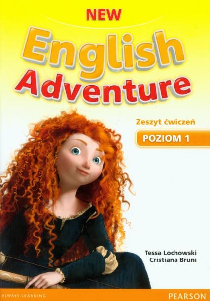 New English Adventure 1 Zeszyt ćwiczeń z płytą DVD - Bruni Cristiana, Lochowski Tessa | okładka