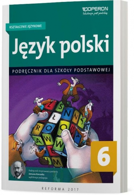 Język polski 6 Kształcenie językowe Podręcznik Szkoła podstawowa - Hanna Szaniawska | okładka