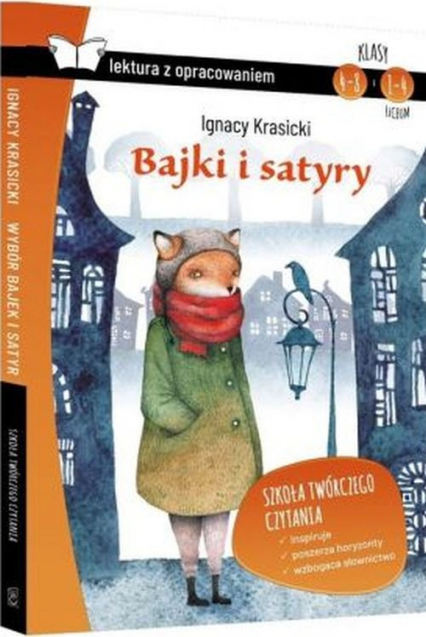 Bajki i satyry Lektura z opracowaniem - Ignacy Krasicki | okładka