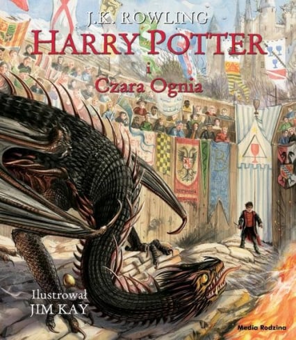 Harry Potter i Czara Ognia ilustrowana - Joanne K. Rowling | okładka