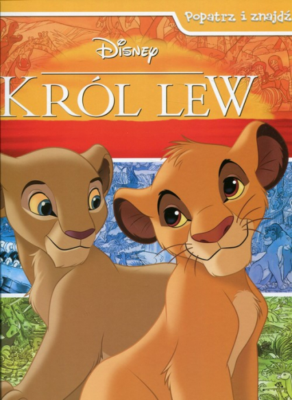 Disney Król Lew Popatrz i znajdź -  | okładka