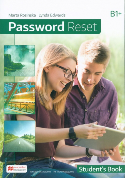 Password Reset B1+ Student's Book Szkoła ponadpodstawowa - Edwards Lynda, Rosinska Marta | okładka