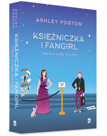 Księżniczka i fangirl - Ashley Poston | okładka