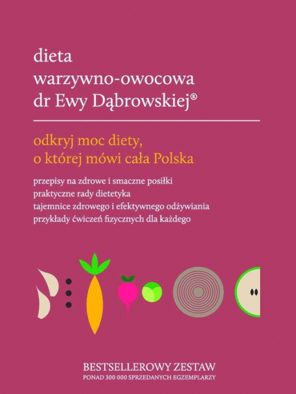 Dieta warzywno-owocowa dr Ewy Dąbrowskiej komplet - Beata Dąbrowska, Borkowska Paulina | okładka
