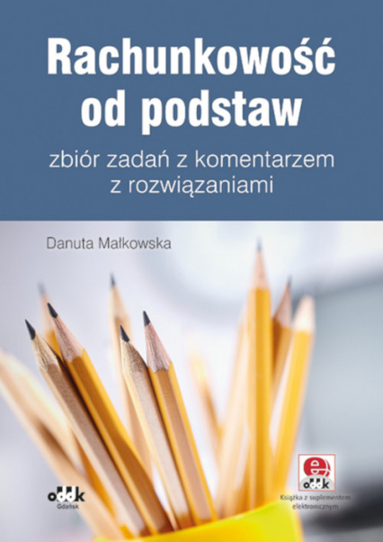 Rachunkowość od podstaw zbiór zadań RFK1347e - Danuta Małkowska | okładka