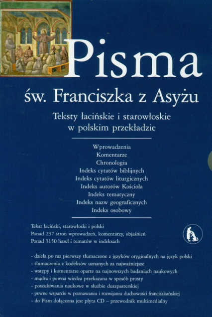 Pisma św Franciszka z Asyżu z płytą CD -  | okładka