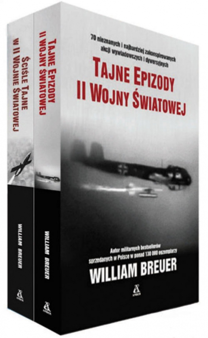 Tajne epizody II wojny światowej / Ściśle tajne w II wojnie światowej Pakiet - William B. Breuer | okładka