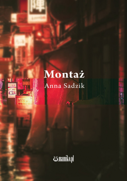 Montaż - Anna Sadzik | okładka
