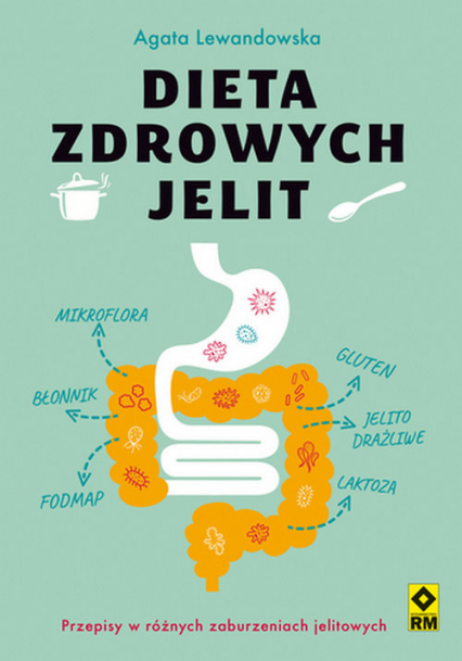 Dieta zdrowych jelit - Agata Lewandowska | okładka