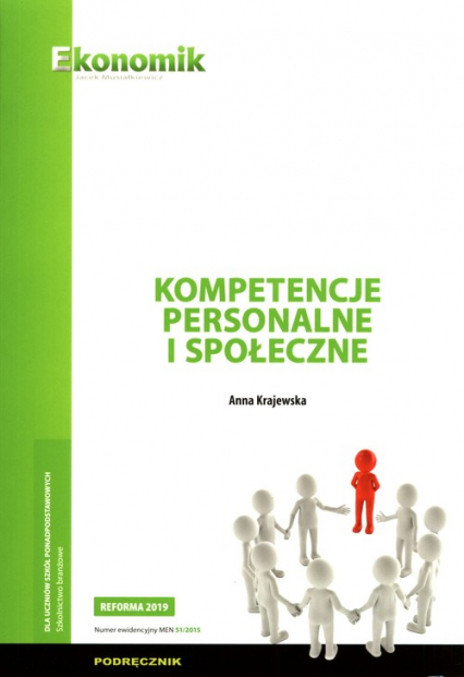 Kompetencje personalne i społeczne Podręcznik - Anna Krajewska | okładka