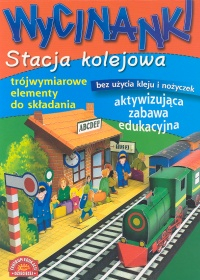 Wycinanki Stacja kolejowa - Małgorzata Potocka | okładka