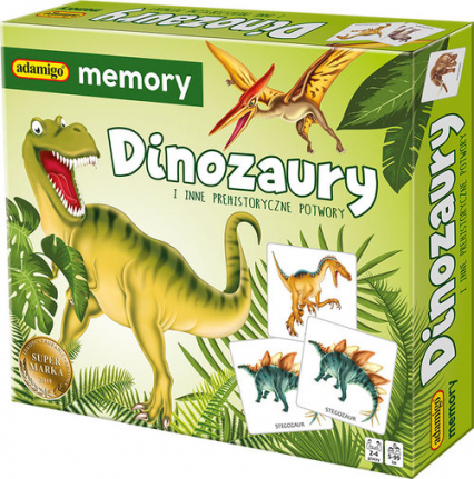 Dinozaury i inne prehistoryczne potwory memory -  | okładka