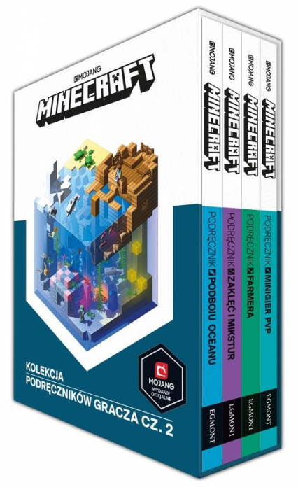 Minecraft Kolekcja podręczników gracza Część 2 - Alex Wiltshire, Craig Jelley, Milton Stephanie | okładka