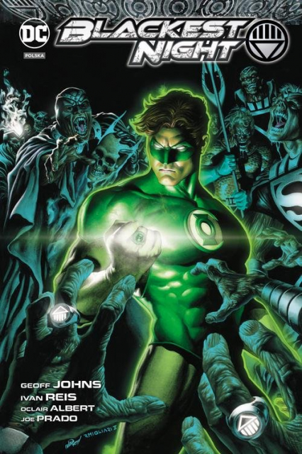 Green Lantern Najczarniejsza noc - Albert Oclair, Prado Joe | okładka