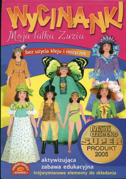 Moja lalka Zuzia Wycinanki - Maria Szarf | okładka