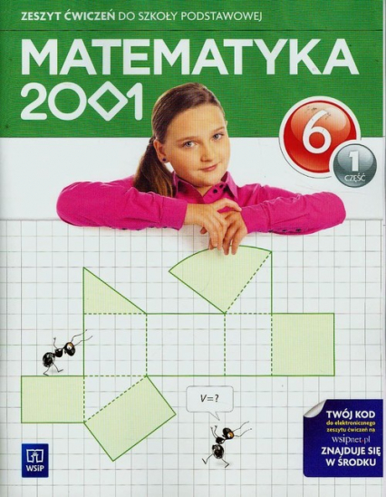 Matematyka 2001 6 Zeszyt ćwiczeń Część 1 Szkoła podstawowa - Chodnicki Jerzy, Dąbrowski Mirosław, Pfeiffer Agnieszka | okładka