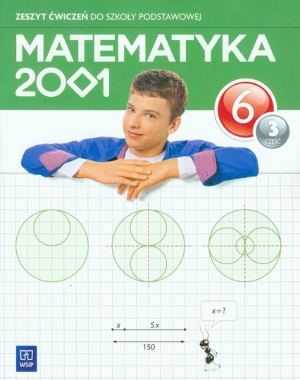Matematyka 2001 6 Zeszyt ćwiczeń Część 3 Szkoła podstawowa - Chodnicki Jerzy, Dąbrowski Mirosław, Pfeiffer Agnieszka | okładka