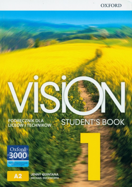 Vision 1 Podręcznik + CD Szkoła ponadpodstawowa i ponadgimnazjalna - Duckworth Michael, Quintana Jenny | okładka