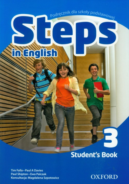 Steps In English 3 Student's Book PL - Palczak Ewa, Shipton Paul | okładka