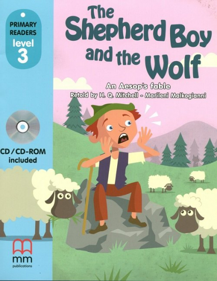 The Shepherd Boy and the Wolf Książka z płytą CD - An Aesop's fable | okładka