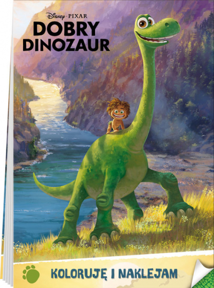 Dobry Dinozaur Koloruję i naklejam BI-3 -  | okładka
