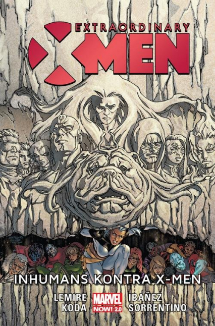 Extraordinary X-Men Inhumans kontra X-Men - Jeff Lemire | okładka