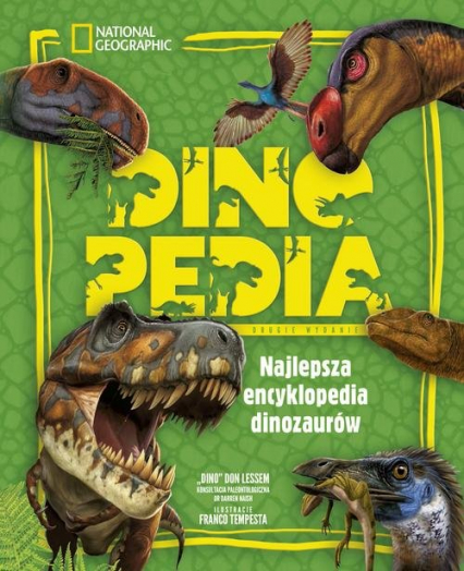 Dinopedia Najlepsza encyklopedia dinozaurów - Dino Don Lessem | okładka