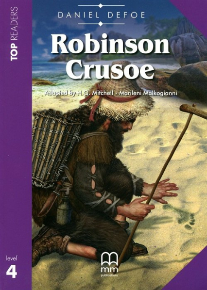 Robinson Crusoe Książka z płytą CD - Daniel Defoe | okładka