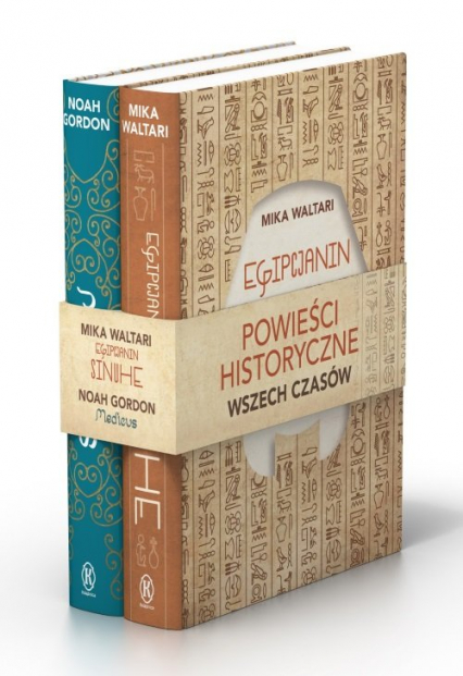 Powieści historyczne Medicus / Egipcjanin Sinuhe Pakiet - Gordon Noah, Waltari Mika | okładka