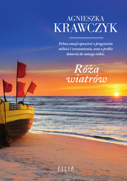 Róża wiatrów Wielkie Litery - Agnieszka Krawczyk | okładka