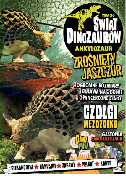 Świat Dinozaurów 36 ANKYLOZAUR -  | okładka