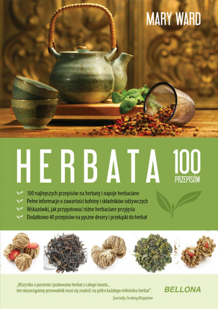 Herbata 100 przepisów - Mary Ward | okładka
