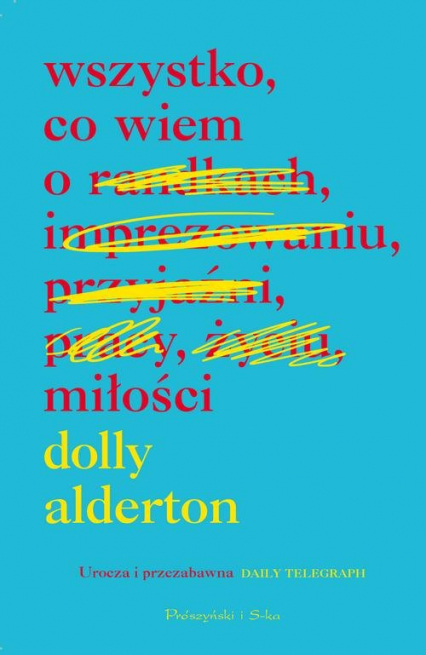 Wszystko co wiem o miłości - Dolly Alderton | okładka