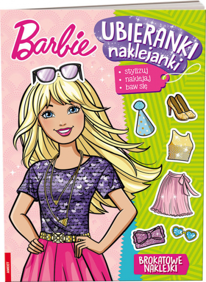 Barbie Ubieranki Naklejanki - Opracowanie Zbiorowe | okładka