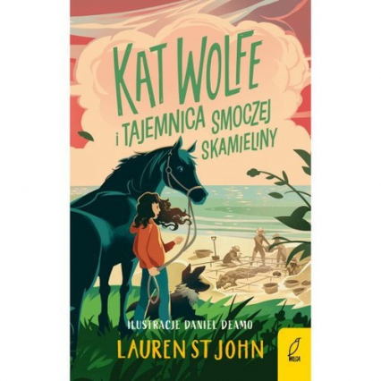 Kat Wolfe i tajemnica smoczej skamieliny Tom 2 - Lauren St John | okładka