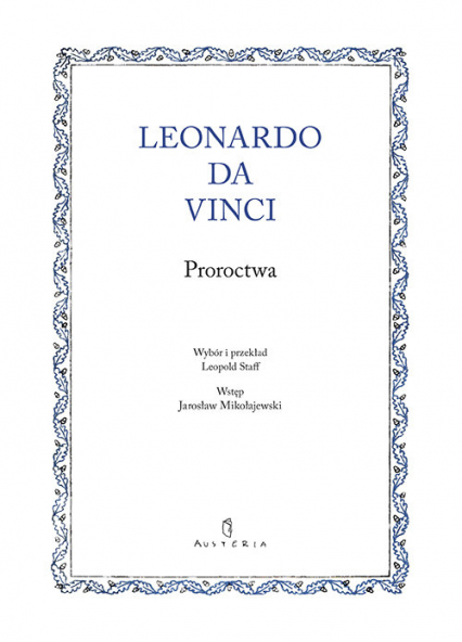 Proroctwa - Da Vinci Leonardo | okładka