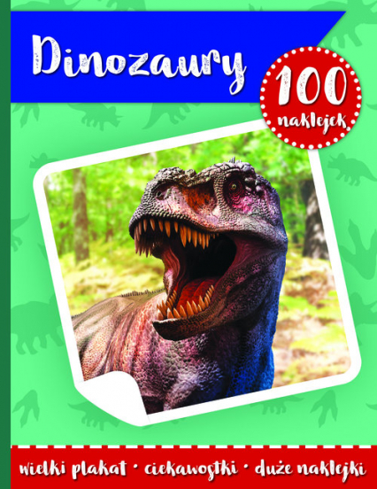 100 naklejek II- dinozaury -  | okładka
