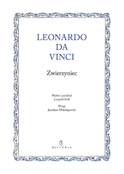 Zwierzyniec - Da Vinci Leonardo | okładka