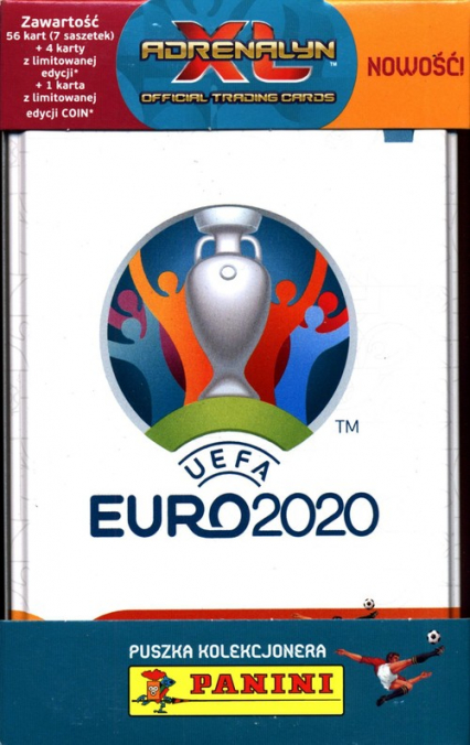 Karty UEFA EURO 2020 Adrenalyn XL Puszka kolekcjonera -  | okładka