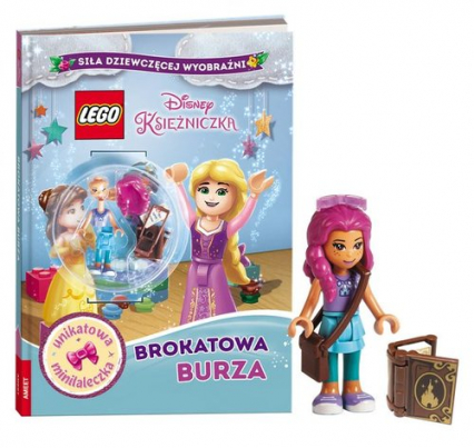 Książka do czytania Lego Disney Księżniczka Brokatowa burza - Jessica  Brody | okładka
