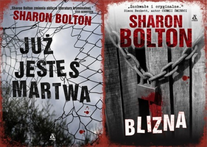 Blizna / Już jesteś martwa Pakiet - Sharon Bolton | okładka