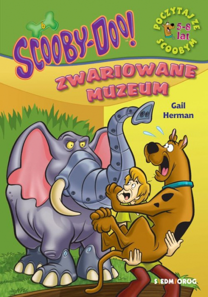 ScoobyDoo! Zwariowane muzeum Poczytaj ze Scoobym - Gail Herman | okładka