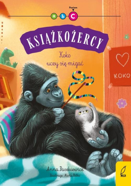 Książkożercy Koko uczy się migać Poziom C - Anna  Paszkiewicz | okładka