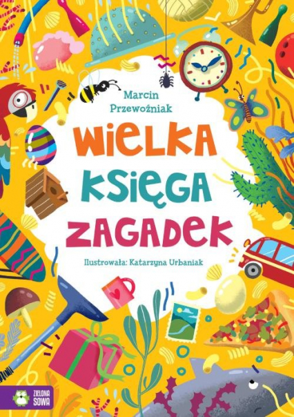 Wielka księga zagadek - Marcin Przewoźniak | okładka