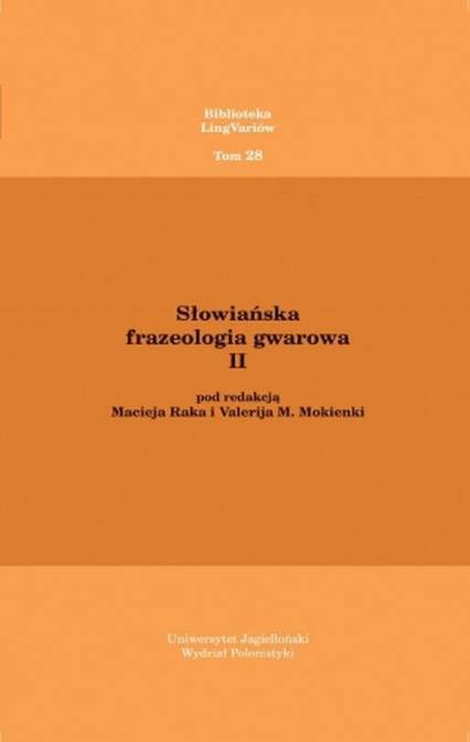 Słowiańska frazeologia gwarowa II - Mokienko Valerij, Rak Maciej | okładka